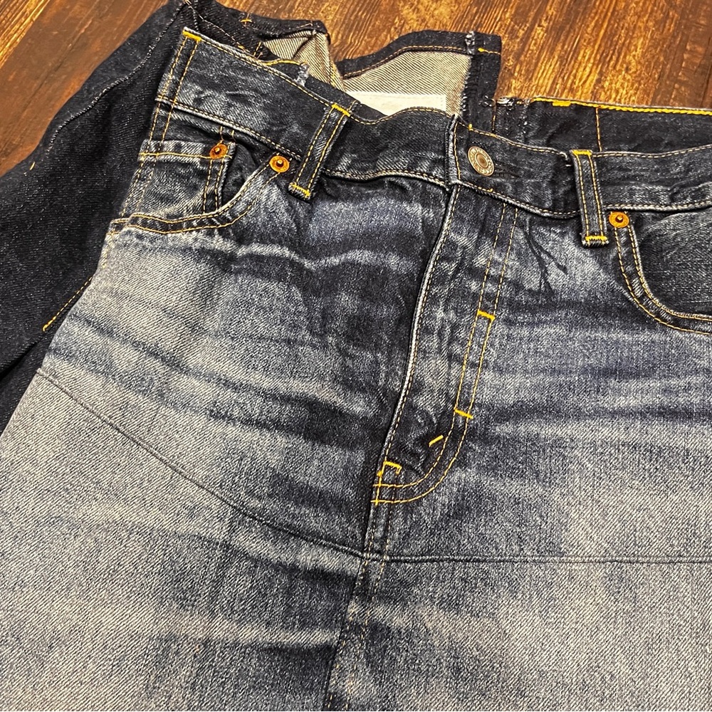 Junya Watanabe comme des garçon  x Levi’s asymmetric denim skirt - Picture 5 of 10